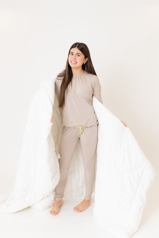 Toggle Loungewear Taupe