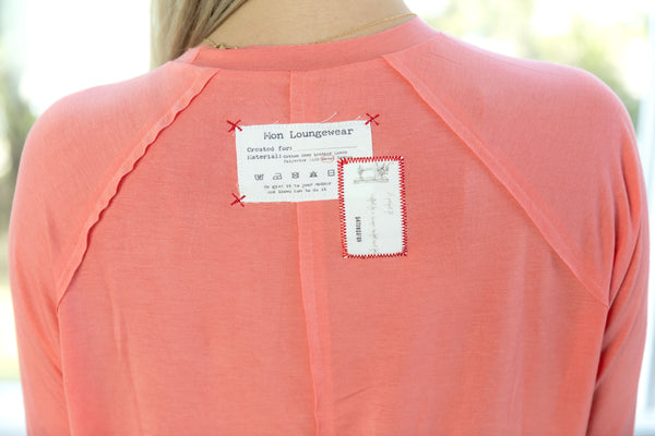 Coral Burst Teen Loungewear