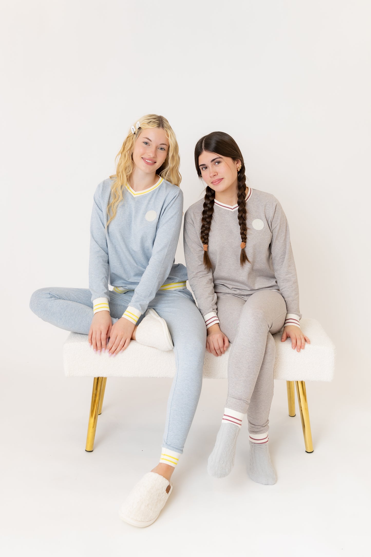 Varsity Loungewear Dusty Blue