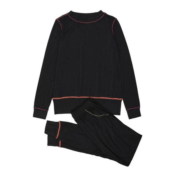 Black Neon Stitch Teen Loungewear